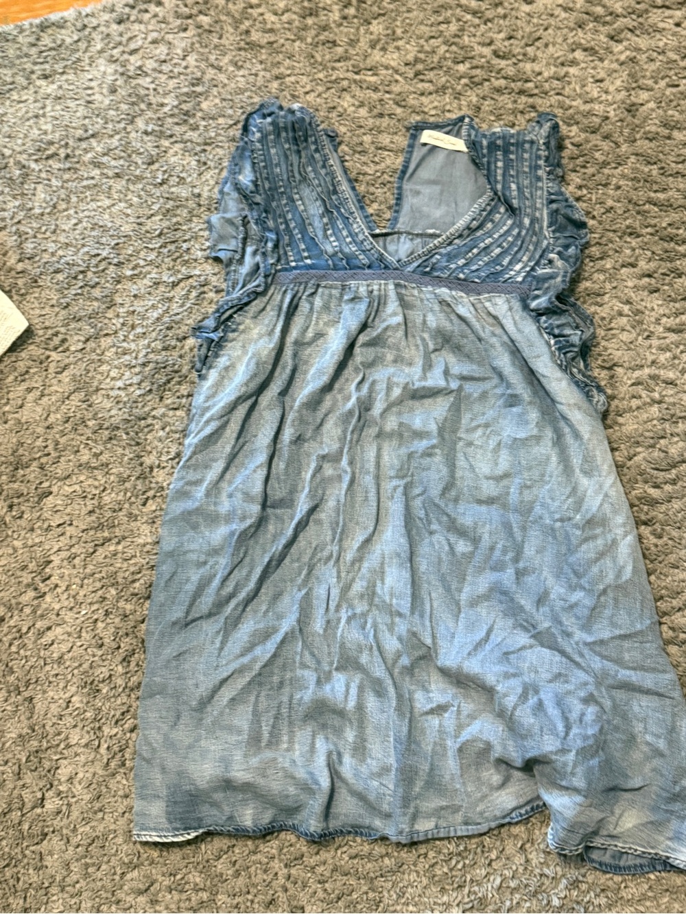 Mustard Seed Light Blue Denim dress